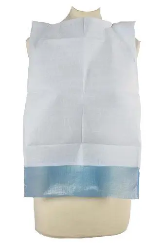 Produktbild: Tiga-Med Einmal Esslätzchen, mit Auffangtasche, ca. 66x37cm, Servietten, Einmal- Einweg- Lätzchen Schutzservietten 500 Stück
