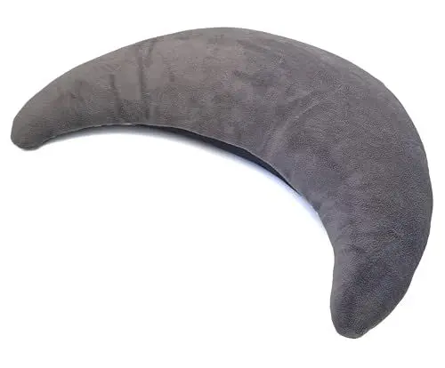 Produktbild: Tiga-Med Halbmondkissen TIGA-Soft XL | Ergonomisches Nackenkissen/Stillkissen/Kopfkissen mit Mikroperlen | zum Entspannen, Schlafen, Lesen und Stillen | Bezug separat waschbar bei 40°C (Grau)