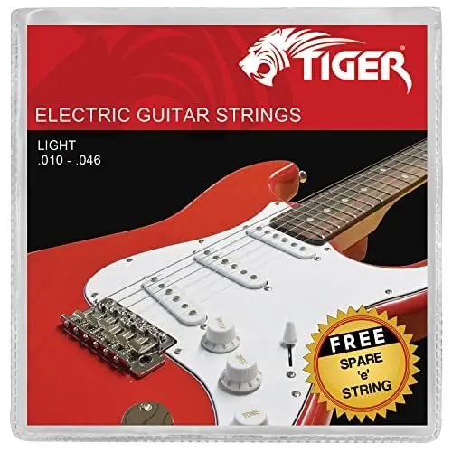 Produktbild: TIGER E-Gitarre Saiten Light – 0,010–0,046