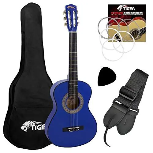 Produktbild: TIGER CLG4-BL Klassische Gitarre 3/4, Blau