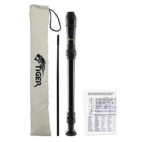 Produktbild: Tiger REC2-BK Sopran Blockflöte - Schwarz