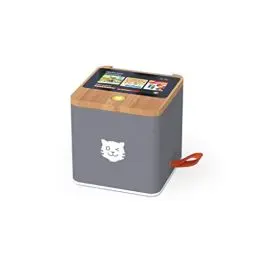 Produktbild: tigermedia tigerbox Startpaket grau Hörbox Audioplayer Kinder Hörspiel Hörbuch Lied für Kinderbeschäftigung Tanzen Singen Gute-Nacht-Geschichten, 4-12 Jahren