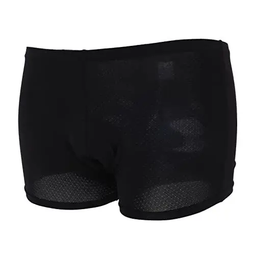 Produktbild: TIKATARER Fahrradshorts Herren, Fahrradshorts für Herren, Gepolsterte Fahrradshorts für Herren, Verdicktes Silikonkissen, Nylon und Polyurethan, 6D Gepolstert, Atmungsaktiv,
