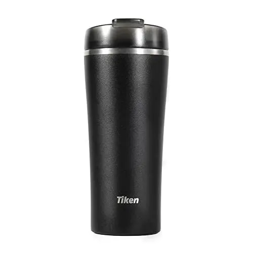 Produktbild: Tiken 470ml Thermobecher Kaffeebecher to go Edelstahl Vakuum Isolierbecher mit Auslaufsicher Deckel