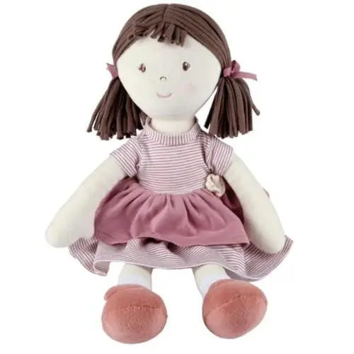 Produktbild: Tikiri 8565023 Bonikka Kuschelpuppe Brook, Stoffpuppe für Babys und Kinder ab 0+ Monaten, 38cm