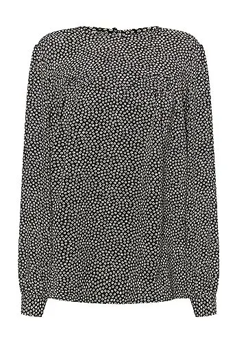 Produktbild: TILDEN Damen Langarmbluse 37329080-TI01, SCHWARZ BEIGE, L