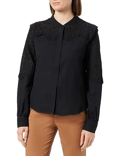 Produktbild: TILDEN Damen Langarmbluse 37330982, Schwarz, M