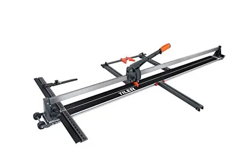 Produktbild: TILER Fliesenschneider 1200mm,Manuelle Fliesenschneidmaschine mit Transportgriff und Laufräder,6mm-16mm Schnittstärke, massiver Stahlfuß, langlebige Aluminium- große Stützleiste,Schnittlänge 120cm