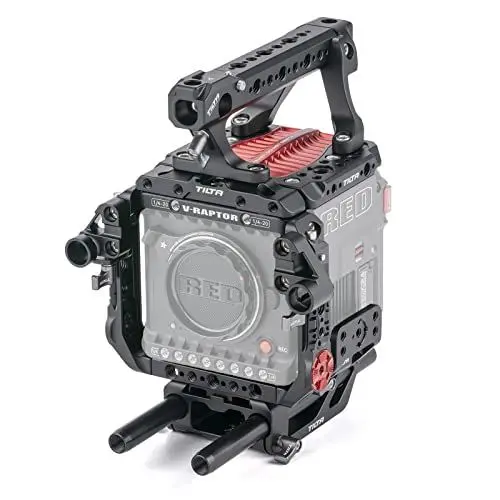 Produktbild: TILTA Kamerakäfig für RED V-Raptor Basic Kit, mit Kamera-Griff Oben und 15 mm LWS Grundplatte, Filmfilmmaking Rig ESR-T08-A