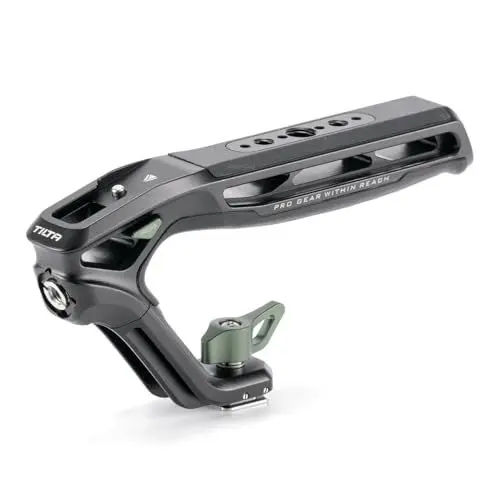 Produktbild: TILTA Xeno Top Handle mit Cold Shoe Mount Kompatibel mit Tilta Kamerakäfigen und Zubehör - Schwarz TA-XTH2-B