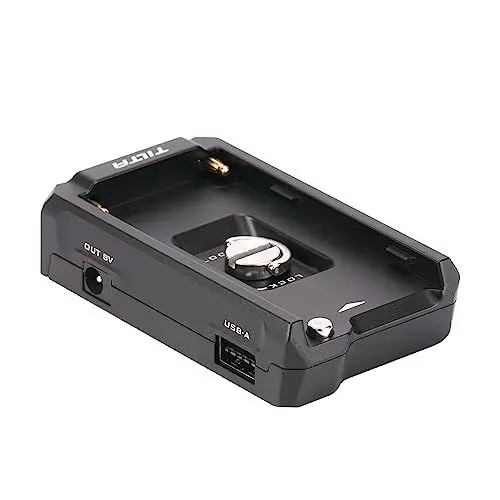 Produktbild: Tilta F970 Akkuplatte V2 Kompatibel mit NP-F-Akkus Anti-Rutsch-Design - Schwarz TA-BTP2-F970-B