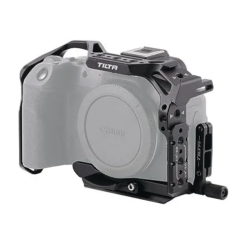 Produktbild: Tilta R8 Cage Full Camera Cage Compatible with Canon R8 with EF-R Mount Adapter Support,Micro HDMI and USB-C Cable Clamp and Allen Key - Black TA-T28-FCC-B