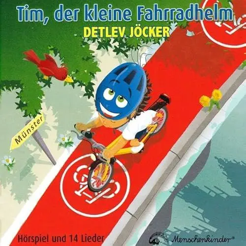 Produktbild: Tim, der kleine Fahrradhelm: LiederBuchCD über das Fahrradhelm tragen und Fahrradfahren lernen