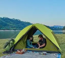 Produktbild: TIMBER RIDGE Camping Zelt 4 Personen Blackout 4 Mann Zelt wasserdicht 3000mm Kuppelzelt Familienzelt Festivalzelt für Camping Reise Trekking Garten