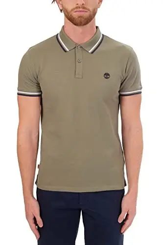 Produktbild: TIMBERLAND - Men's slim polo shirt with contrasting piping - Size XL