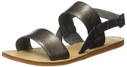 Produktbild: Timberland Carolista SlingbackGunmetal Metallic, Damen Knöchelriemchen Sandalen, Schwarz (Gunmetal Metallic), 39 EU (6 Damen UK)