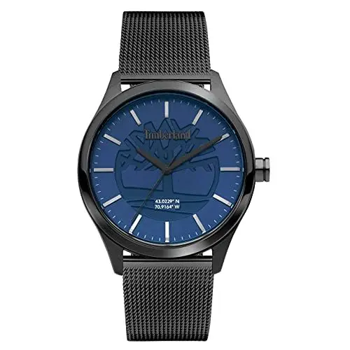 Produktbild: Timberland Wompatuck Herren Armbanduhr Edelstahl Dunkelgrau 40 mm, Quarzuhr, Wasserdichtigkeit: 5 Bar, TDWGG2100802