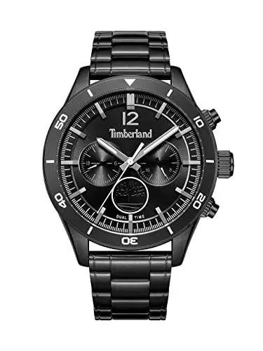 Produktbild: Timberland Herren Analog Quarz Uhr mit Stahl Armband TDWGK2230904