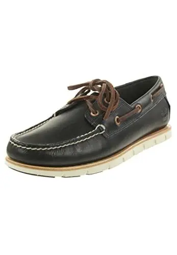 Produktbild: Timberland Herren Tidelands Classic 2 Eye Bootsschuhe, Blau Navy Full Grain, 40 EU