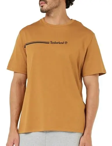 Produktbild: Timberland Men's Short Sleeve Tee 3 Tier3 T-Shirt, Wheat Boot, XL