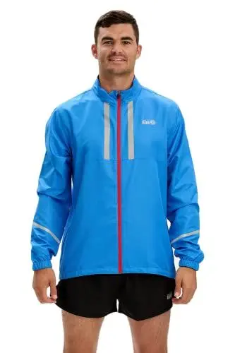Produktbild: time to run Laufjacke Mit Taschen für Herren - Leichte Winddichte Atmungsaktiv - Ideal für Übung und Jogging S Blau