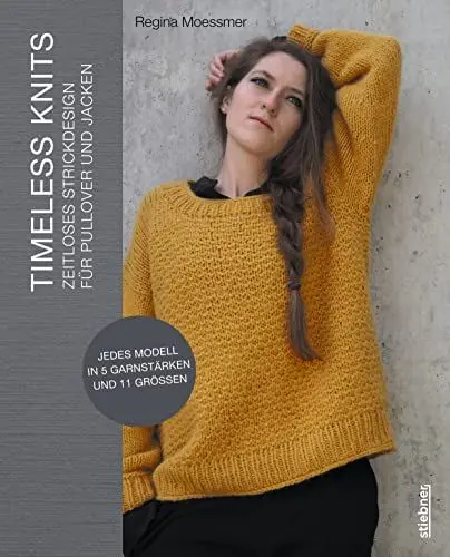 Produktbild: Timeless Knits: Zeitloses Strickdesign für Pullover und Jacken. Strickanleitungen für Pullover und Cardigans mit Top-Down-Methoden wie Raglan von oben in 11 Größen und 5 Garnstärken.
