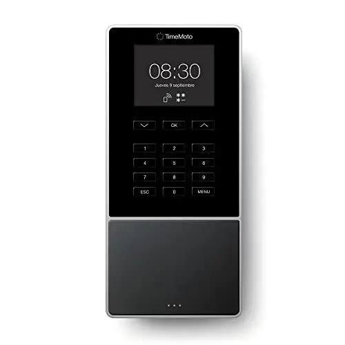 Produktbild: TM-616 Cloud-basiertes Zeiterfassungsgerät mit RFID und PIN-Steuerung, für bis zu 200 Benutzer, Terminplanung, Arbeitszeitberichte, Wi-Fi, App für iOS/Android