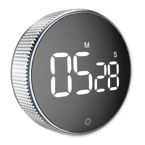 Produktbild: TimeTEX Zeitdauer-Uhr Digi-Disc mit Dreh | Magnetischer Digitaler Countdown Timer
