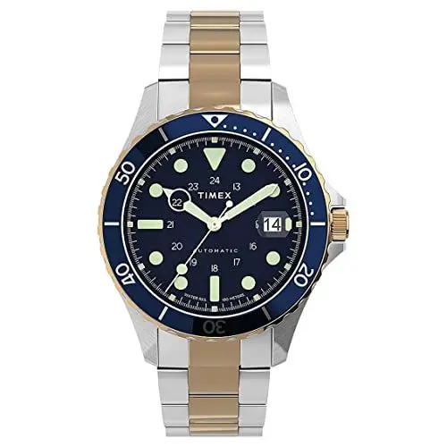Produktbild: Timex Herren Analog Uhr M79 Automatik mit Edelstahl Armband