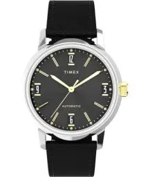 Produktbild: Timex Herren Analog Automatisch Armbanduhr mit einem Lederband Marlin Automatisch