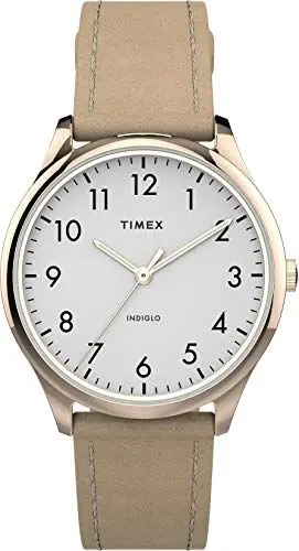 Produktbild: Timex Easy Reader 32mm Damenuhr mit blauem Lederband TW2T72400