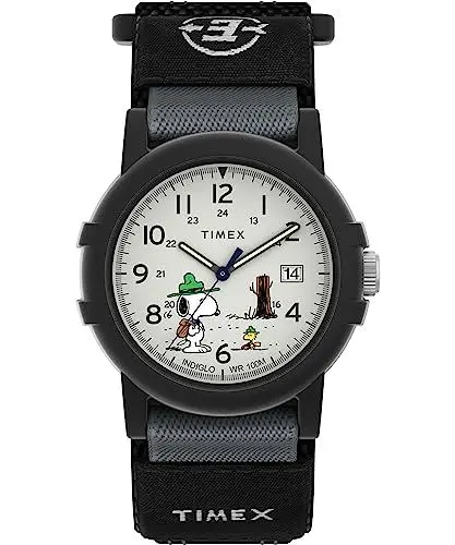 Produktbild: Timex Expedition X Peanuts Beagle Scout Camper TW4B29100 Armbanduhr, für Herren, 40 mm, Stoffband