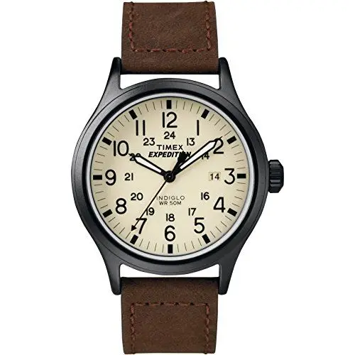 Produktbild: Timex Herren Analog Quarz mit Leder Armband T49963