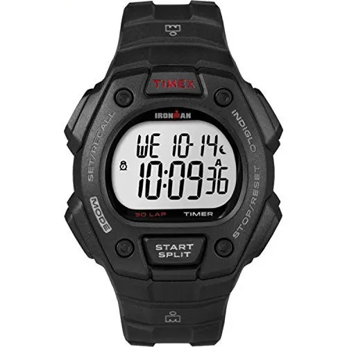 Produktbild: Timex Herren Ironman Classic 30 Schwarze Harz-Armbanduhr T5K822