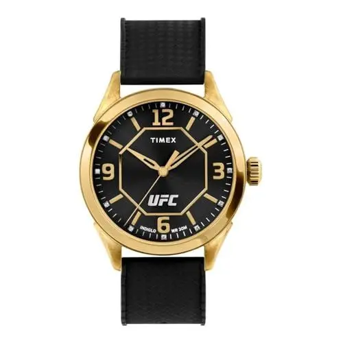Produktbild: Timex Herren Uhr Armbanduhr Analog Silikon TW2V56000 UFC Athena