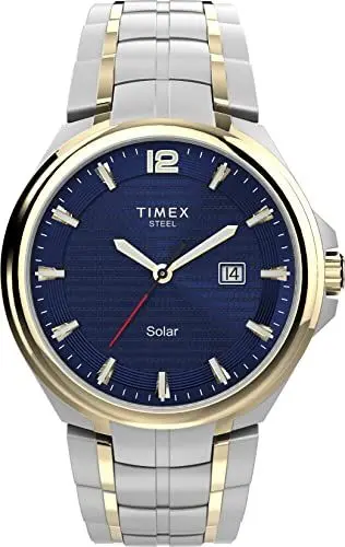 Produktbild: Timex Solar 43mm Edelstahluhr für Herren TW2V39700