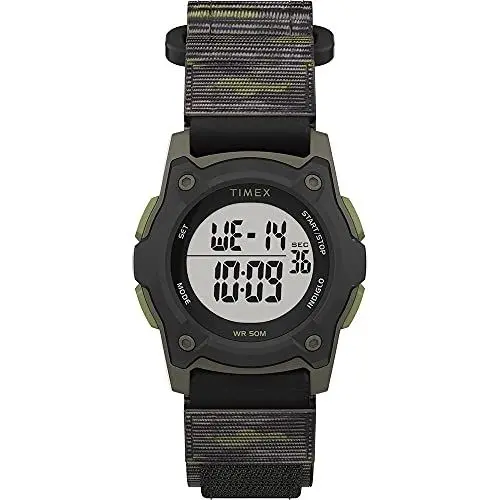 Produktbild: Timex Unisex Kids Digital Quarz Uhr mit Textil Armband TW7C77500