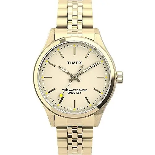 Produktbild: Timex Women's Analog Quarz Uhr mit Edelstahl Armband TW2U23200
