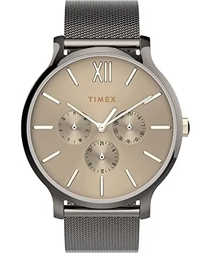 Produktbild: Timex Women's Multi Zifferblatt Quarz Uhr mit Edelstahl Armband TW2T74700