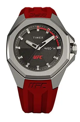 Produktbild: Timex X UFC pro schwarzes Zifferblatt/rotes Silikon TW2V57500