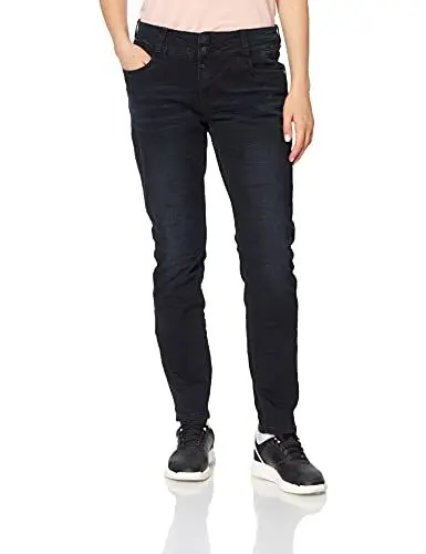 Produktbild: Timezone Damen Enyatz- 98% Baumwolle, 2% Elasthan Slim Jeans, Schwarz (Black Diamond Wash 9047), 31W / 30L EU