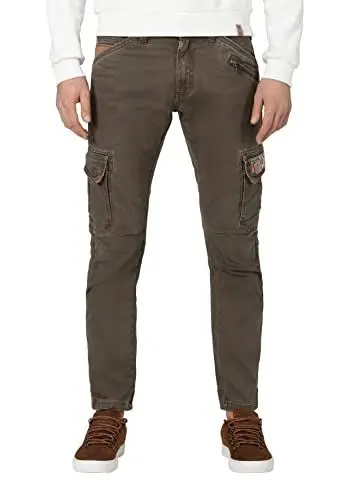 Produktbild: Timezone Herren Regular RogerTZ Hose, Sludge Green (4078), 31W / 32L