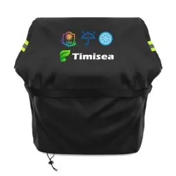 Produktbild: Timisea Grill Abdeckhaube, Grillabdeckung Wetterfest, 420D-Oxford-Gewebe, Wasserdicht, Staubdicht Und Winddicht Grill Hülle Für Den Außenbereich, Für Weber, Char Broil, Nexgrill, 147 x 61x 122cm