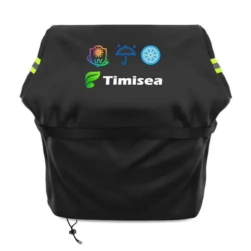 Produktbild: Timisea Grill Abdeckhaube, Grillabdeckung Wetterfest, 420D-Oxford-Gewebe, Wasserdicht, Staubdicht Und Winddicht Grill Hülle Für Den Außenbereich, Für Weber, Char Broil, Nexgrill, 147 x 61x 122cm