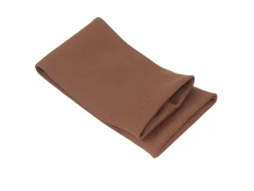 Produktbild: TinaKim Gerippter Stoff, Bündchen, Saum, Bündchen, Saum, Jersey-Besatzmaterial, zum Nähen von Jackenkosten (Röhrenkaffee, 40 x 10 cm)