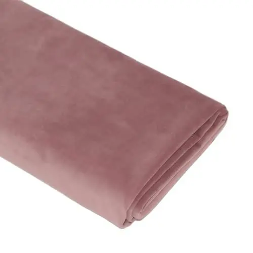Produktbild: TinaKim Samtstoff für Polstermöbel, Sofa, Stuhlbezug, Kissenmaterial, Rosa, 9 m (150 x 900 cm)