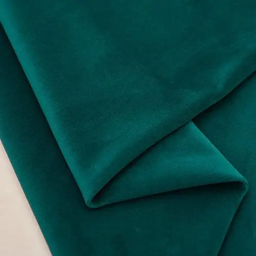 Produktbild: TinaKim Samtstoff für Polstermöbel, Sofa, Stuhlbezug, Material (Dunkelgrün, Meterware, Breite 147cm)