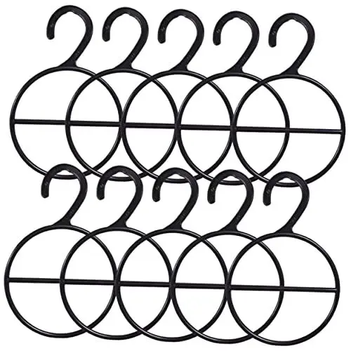 Produktbild: TINEASUR Gürtelbügel-Set Mit Schalbügeln 10-teilig Schal-aufhänger Organizer Für Zuhause Schal-aufhänger Ideal Für Die Inneneinrichtung