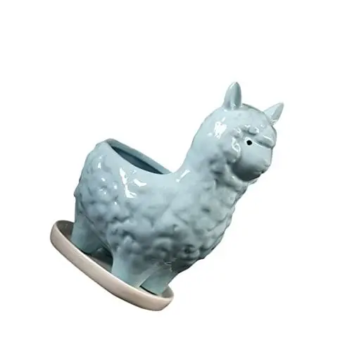 Produktbild: TINEASUR Desktop Ornament Keramik Sukkulenten Blumentöpfe Handwerk Topf für Pflanzen für Home Dekoration