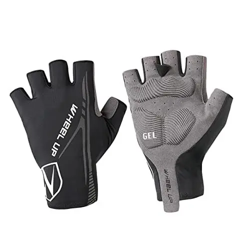 Produktbild: TINEASUR 1 Paar Unisex-Halbfingerhandschuhe fahrradhandschuhe Fitness Handschuhe Sport Gloves Fingerlose Handschuhe Motorradhandschuhe halbe Finger Kurze Handschuhe atmungsaktive Handschuhe